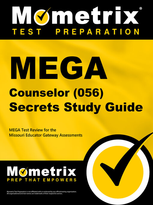 Title details for MEGA Counselor (056) Secrets Study Guide by MEGA Exam Secrets Test Prep Staff - Available